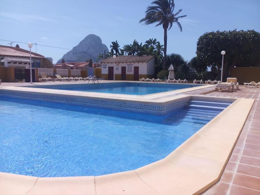 Bungalow In Calpe - Swimming Pool And Tennis Court Dış mekan fotoğraf